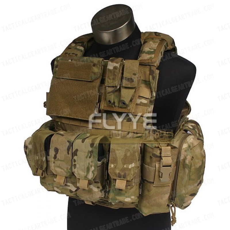 Flyye Force Recon Vest with Pouch Set Ver.Land