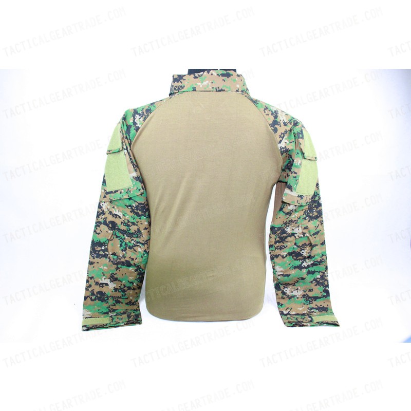 Tactical Combat Shirt Type B Digital Camo Woodland