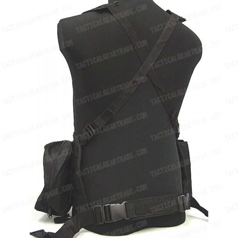 FSBE LBV Load Bearing Molle Assault Vest Black