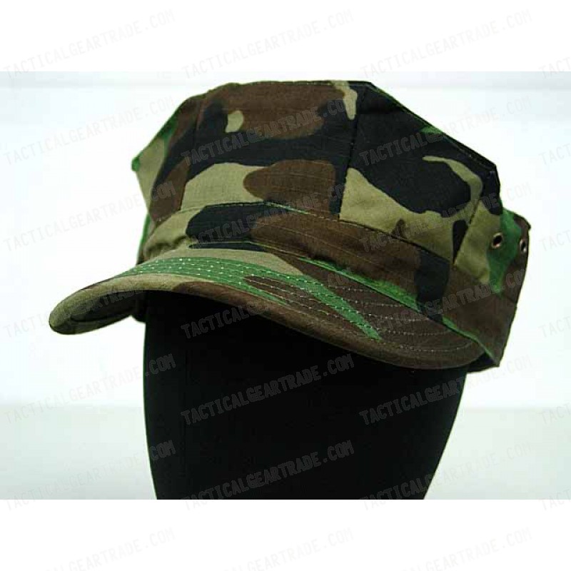 Cadet Patrol Hat Cap Woodland Camo