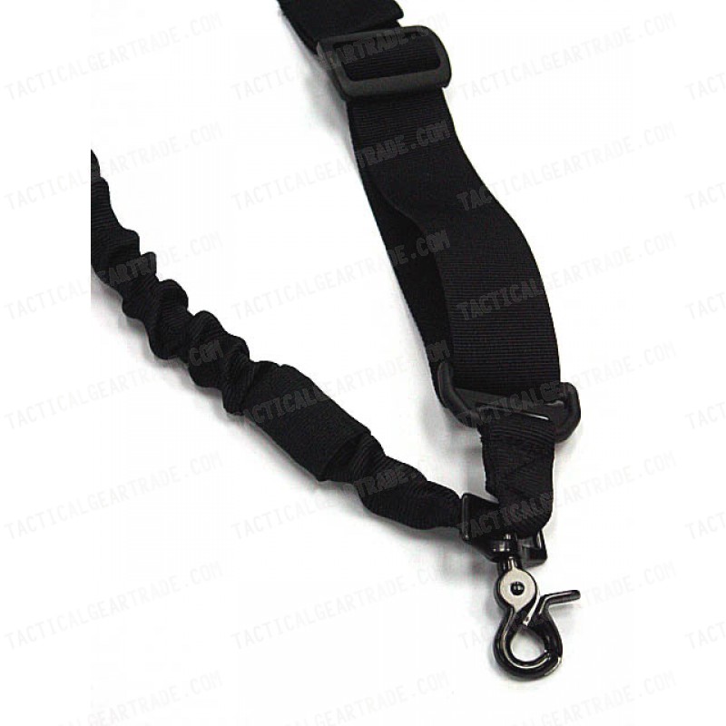 Elastic Bungee Snap Hook CQB Rifle Sling Black