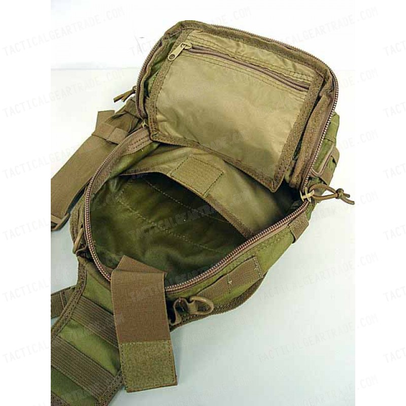 Tactical Utility Gear Shoulder Sling Bag Coyote Brown M for $20.99