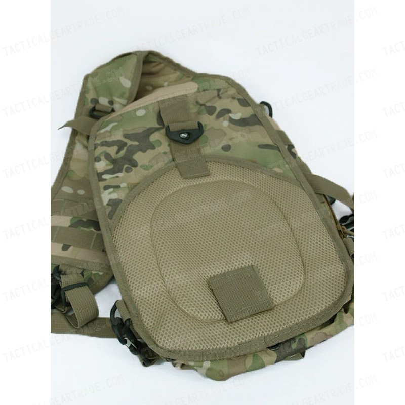 Tactical Utility Gear Sling Bag Backpack Multi Camo L