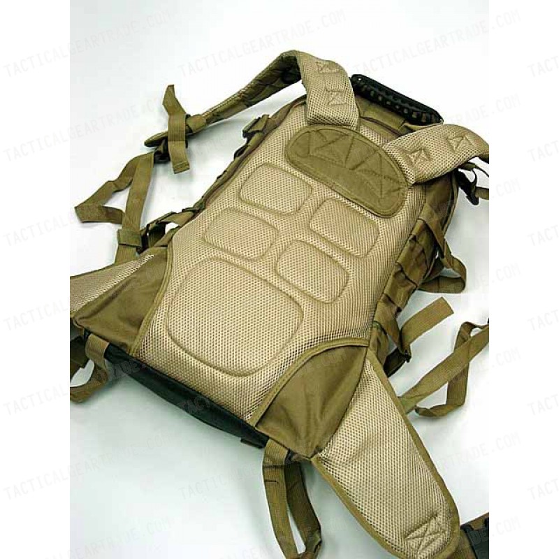 Tactical Molle Patrol Rifle Gear Backpack Coyote Brown