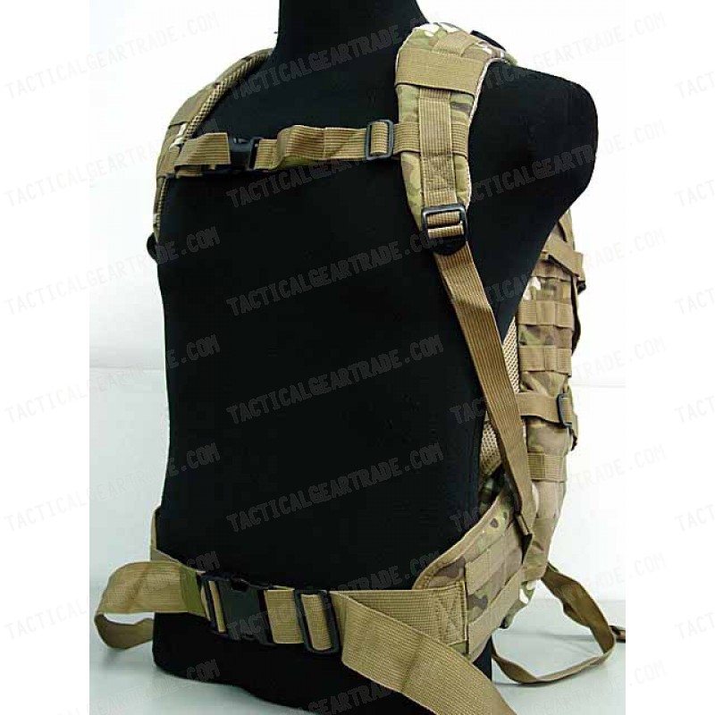 Tactical Molle Patrol Rifle Gear Backpack Multi Camo