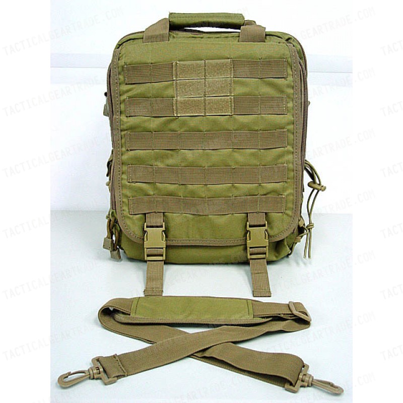 Molle Utility Shoulder Bag Notebook Case Coyote Brown