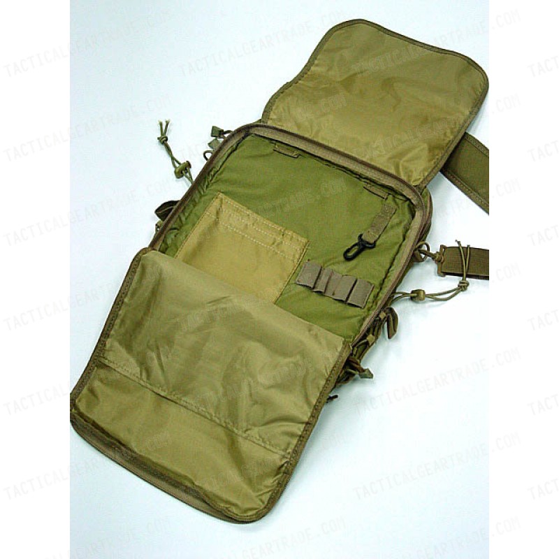 Molle Utility Shoulder Bag Notebook Case Coyote Brown