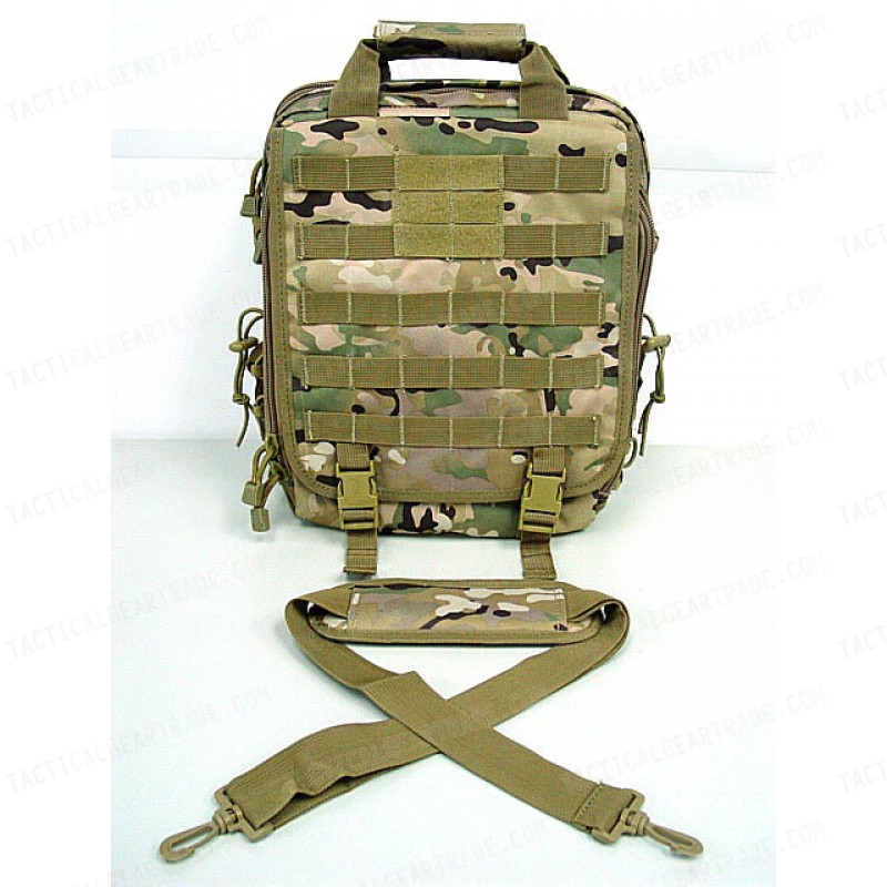 Molle Utility Shoulder Bag Notebook Case Multi Camo