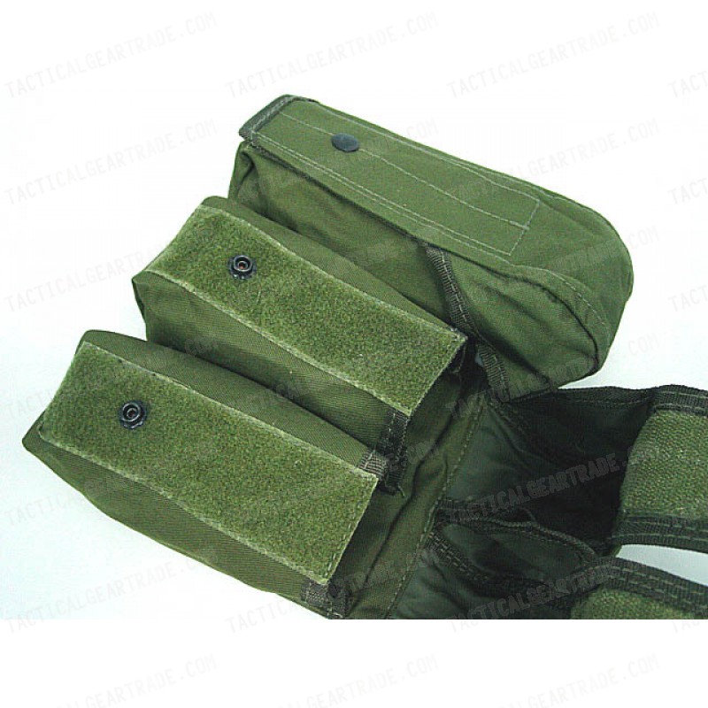 Airsoft Molle Triple AK Magazine Pouch OD