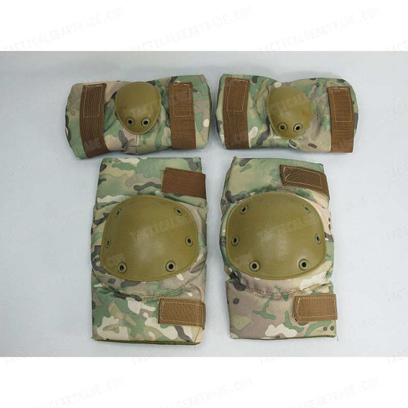 SWAT Special Force Knee & Elbow Pads Multi Camo