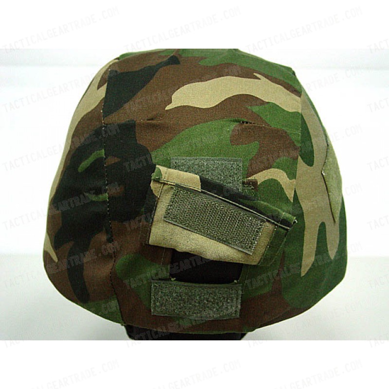 USGI MICH TC-2000 ACH Helmet Cover Camo Woodland #A