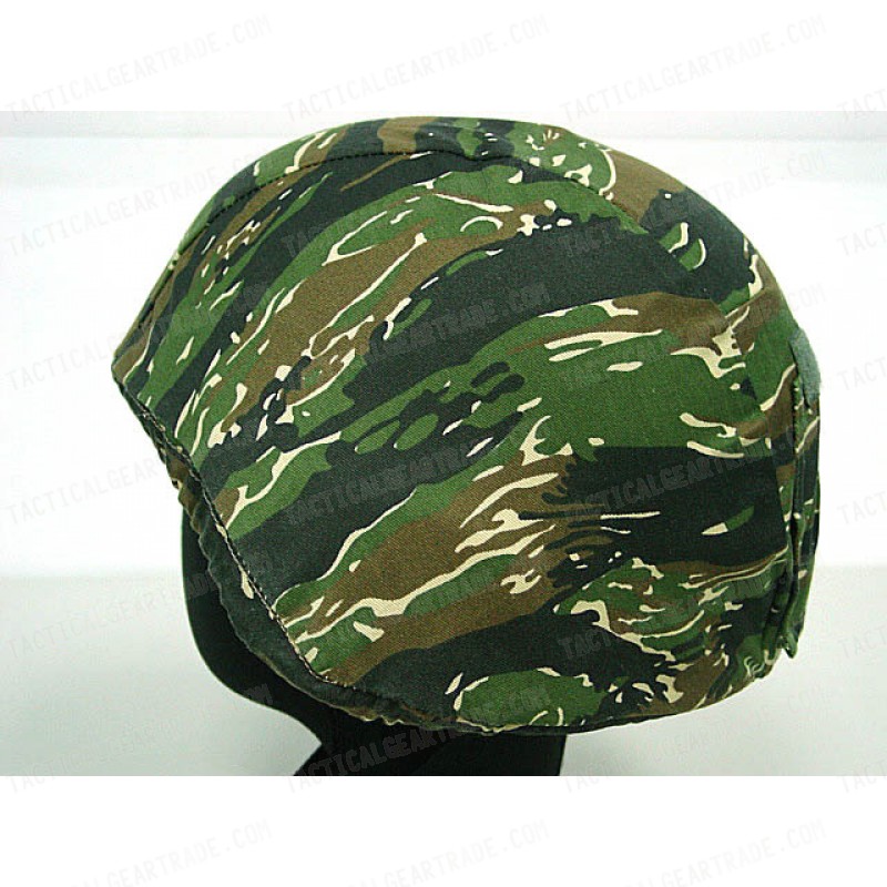 USGI MICH TC-2000 ACH Helmet Cover Tiger Stripe Camo #A