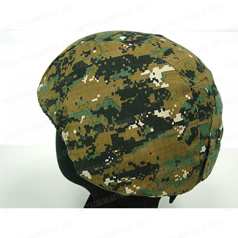 USGI MICH TC-2000 ACH Helmet Cover Digital Camo Woodland #A