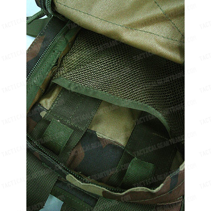 Tactical Utility Molle 3L Hydration Water Backpack Camo Woodland