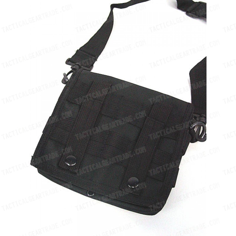 Molle Combat Admin Map ID Pouch Sling Bag Black