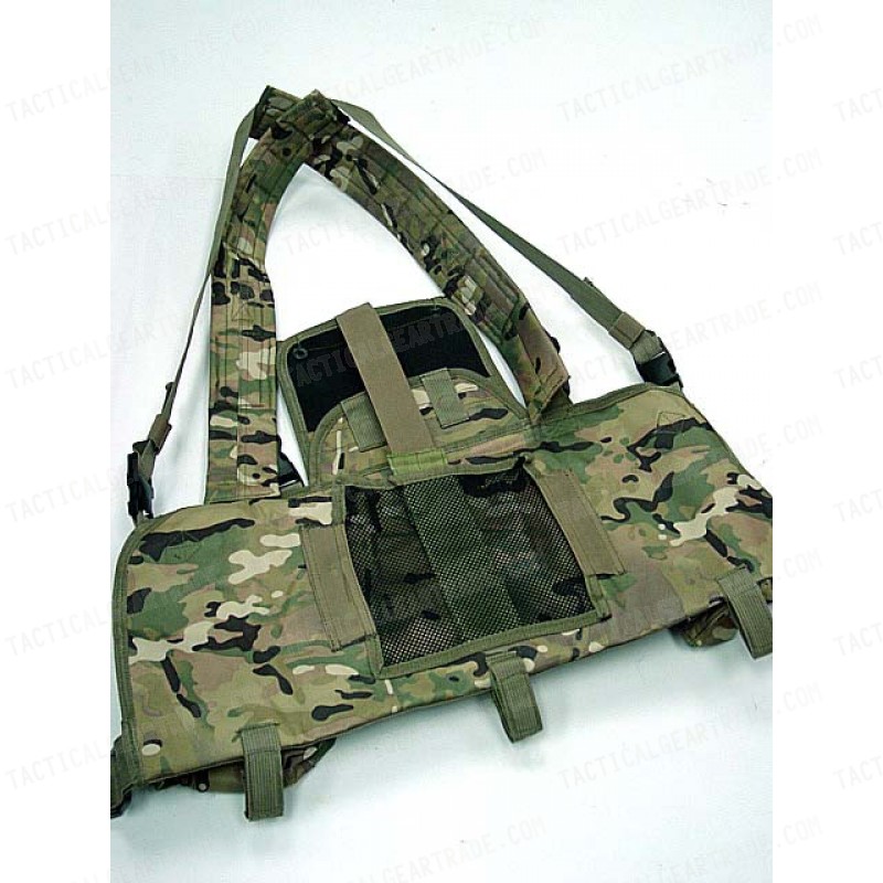 FSBE LBV Load Bearing Molle Assault Vest Multi Camo