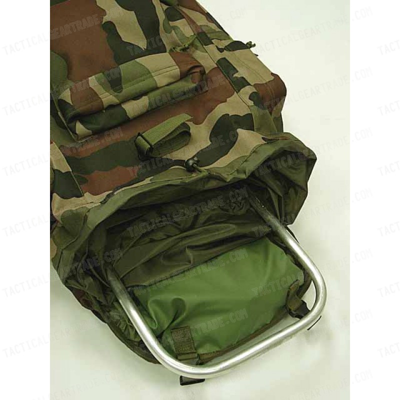 65L Combat Rucksack Camping Backpack Camo Woodland