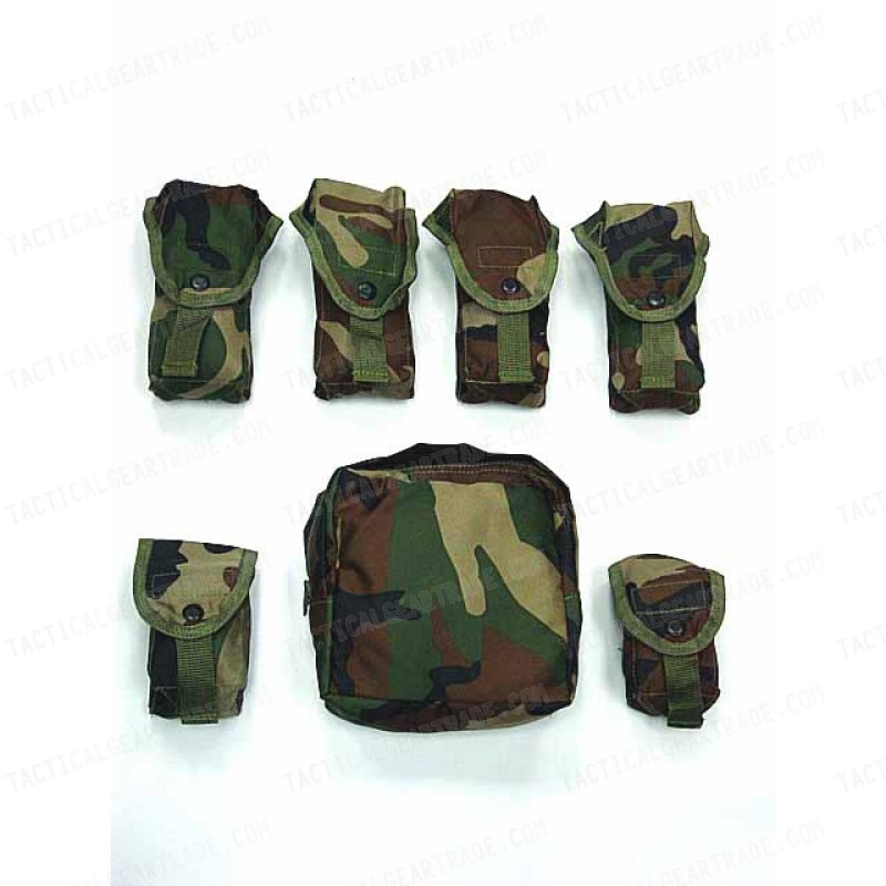 OTV Body Armor Carrier Tactical Vest Camo Woodland