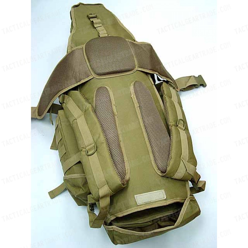 9.11 Tactical Full Gear Rifle Combo Backpack Coyote Brown