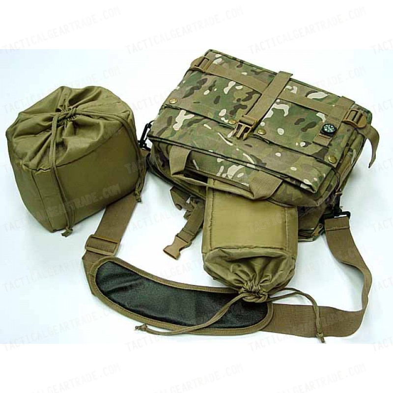 Airsoft Utility Shoulder Camera Bag Case Multi Camo