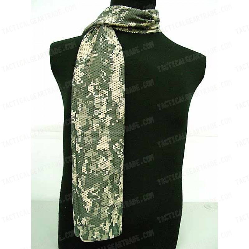 USMC Army Scrim Scarf Face Veil Mask Digital ACU Camo