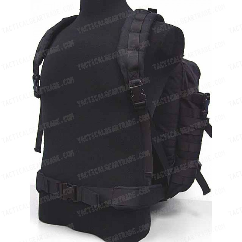 Tactical Molle Large Assault Gear Medical Backpack Black