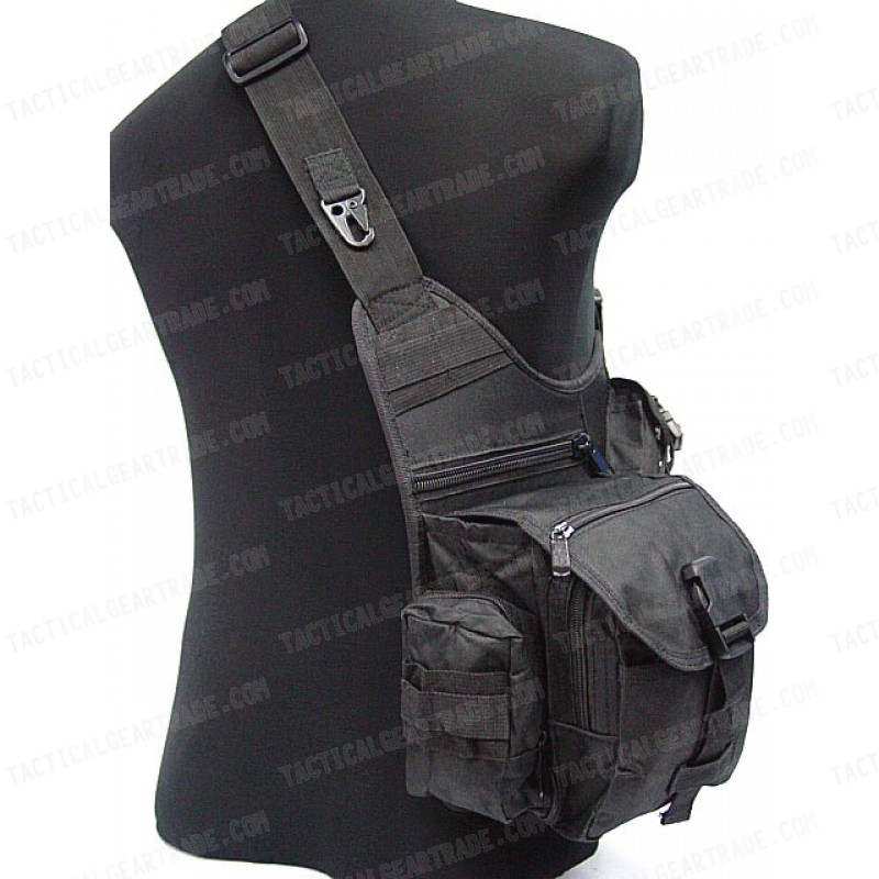 Military Universal Utility Shoulder Bag Black