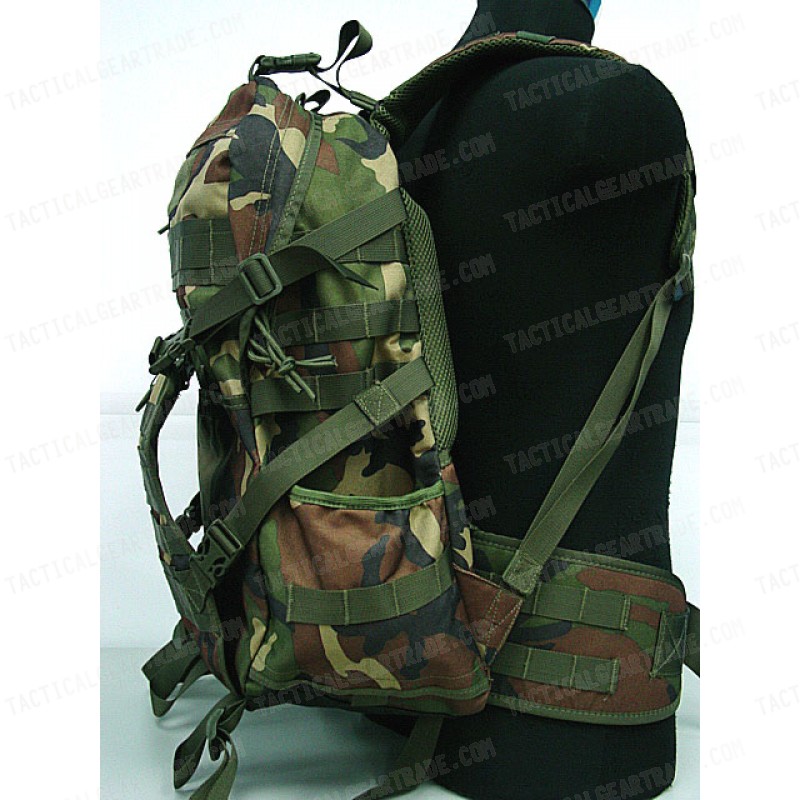 Molle Patrol Series Rifle Gear Backpack Camo Woodland