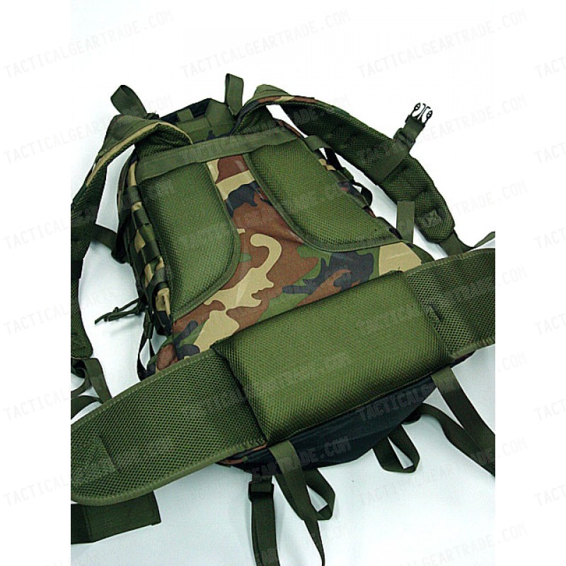 Molle Patrol Series Rifle Gear Backpack Camo Woodland