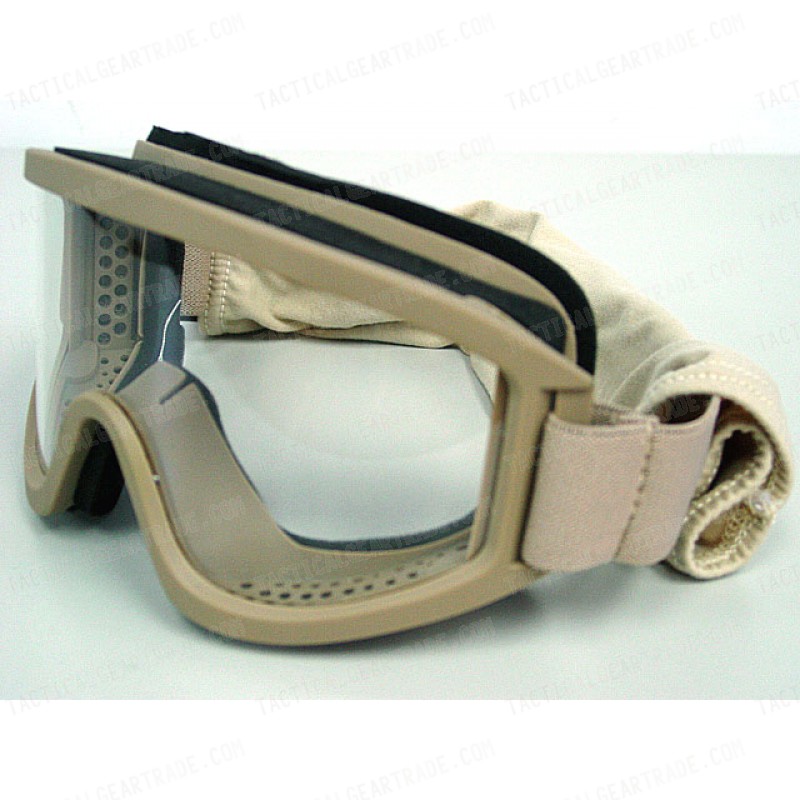 Airsoft X500 SWAT Tactical Goggle Glasses GX2000 Tan