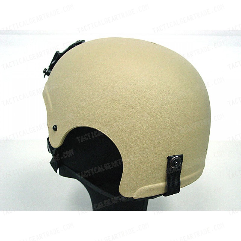 USMC IBH Helmet Tan w/ NVG PVS-7 Goggle Mount