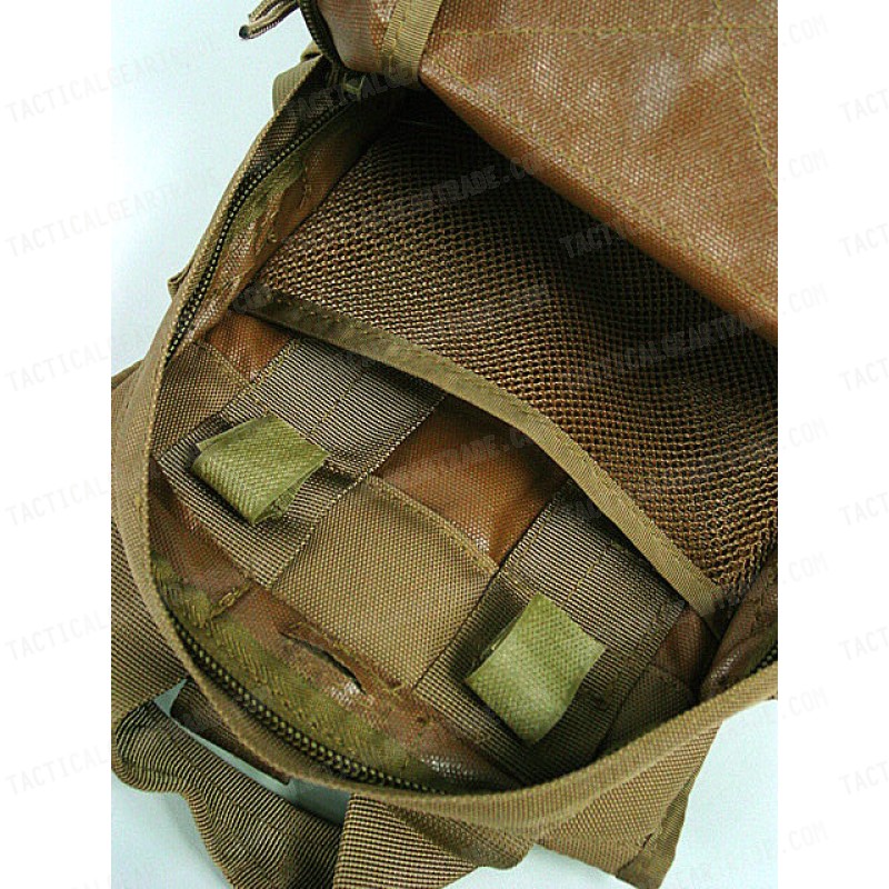 Tactical Utility Molle 3L Hydration Water Backpack Coyote Brown