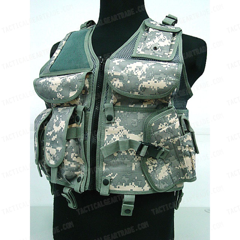 USMC Hunting Combat Tactical Vest Type B Digital ACU Camo