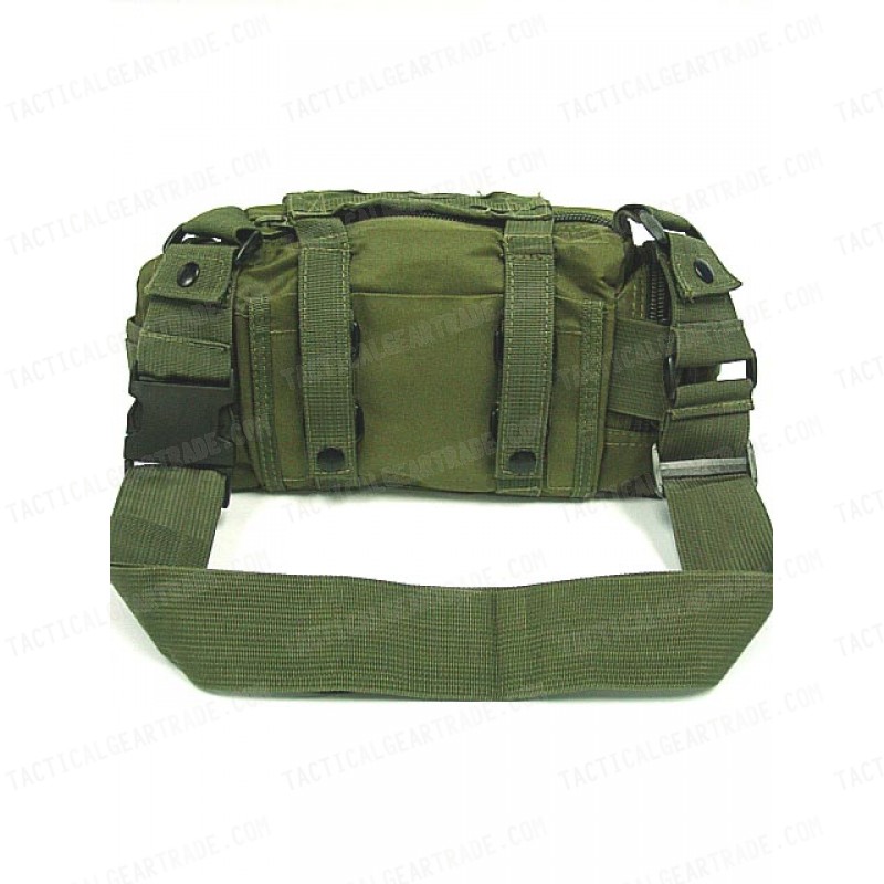 Molle Utility Shoulder Waist Pouch Bag OD