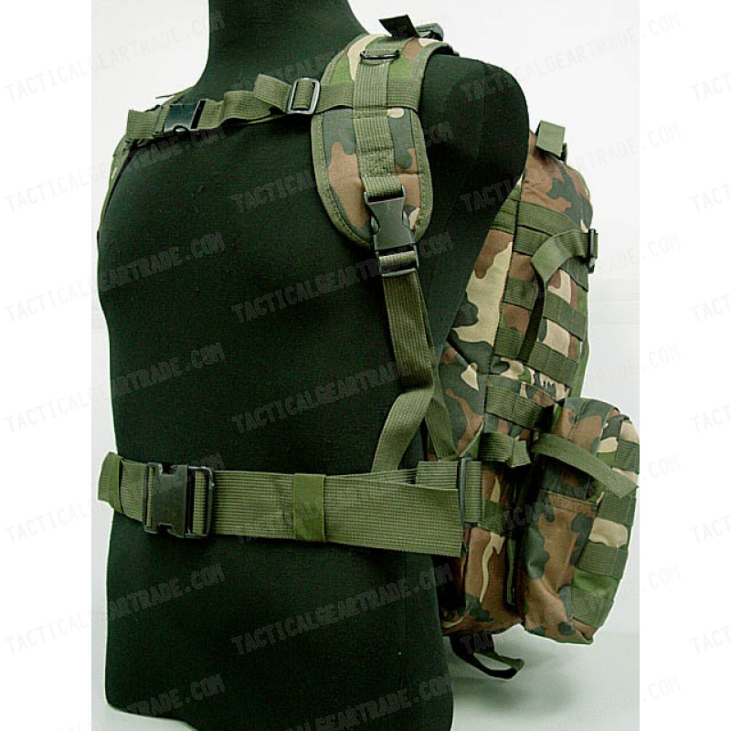 CamelPack Tactical Molle Assault Backpack Camo Woodland