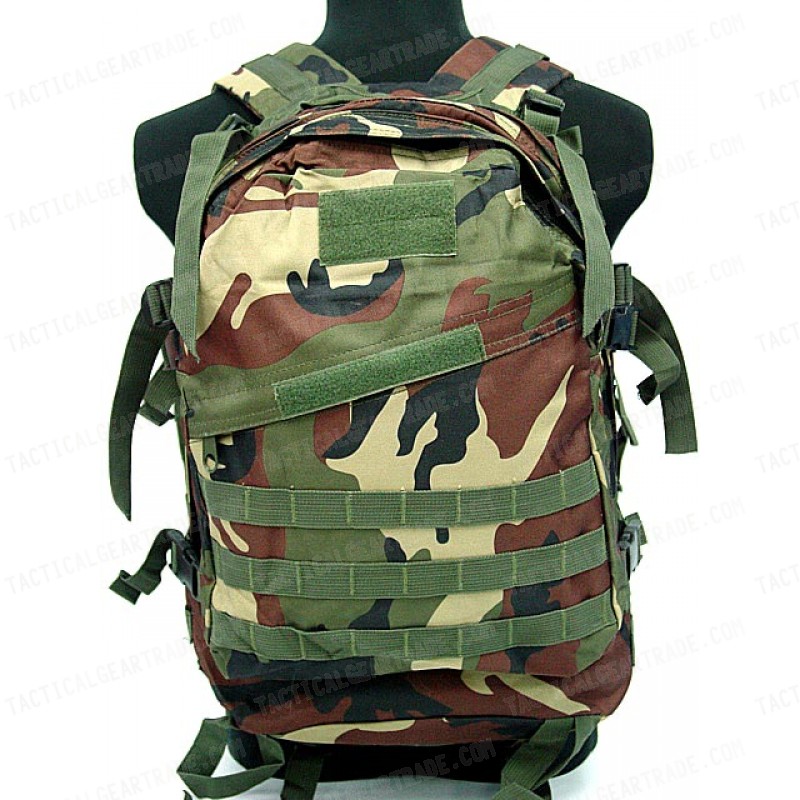 3-Day Molle Assault Backpack Camo Woodland