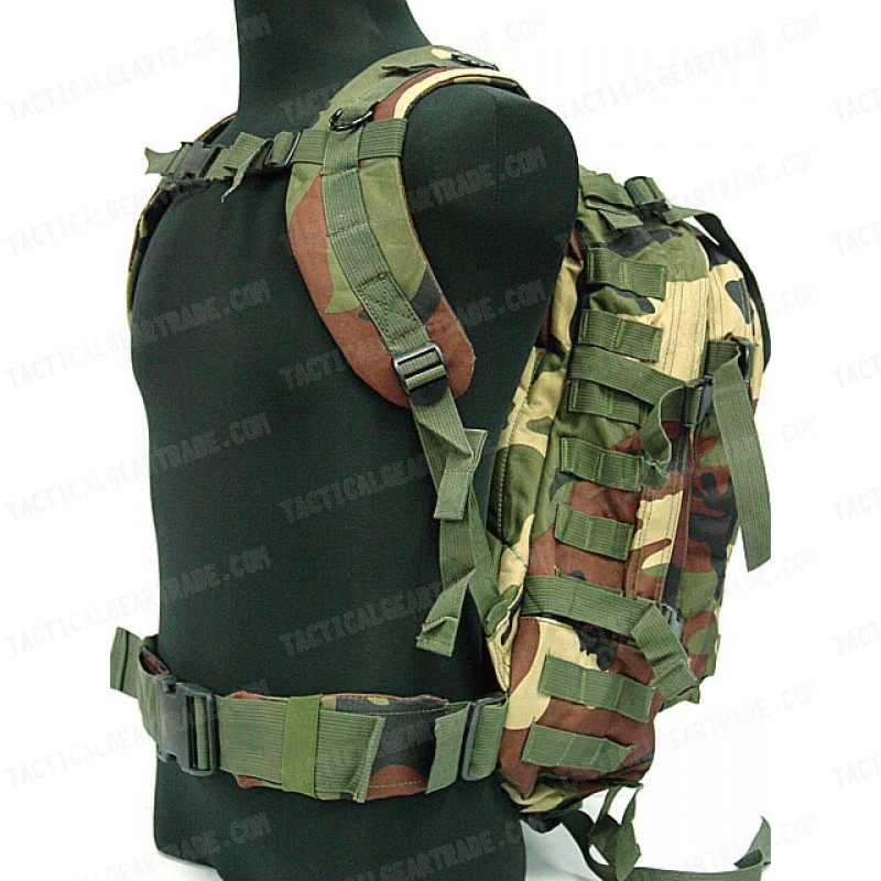 3-Day Molle Assault Backpack Camo Woodland