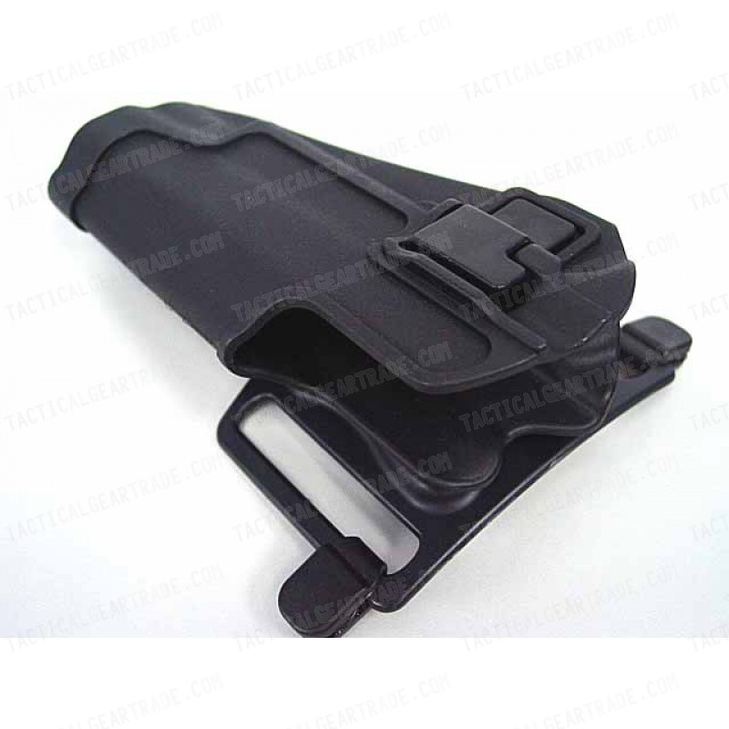 CQC Colt 1911 M1911 RH Pistol Paddle & Belt Drop Leg Holster BK