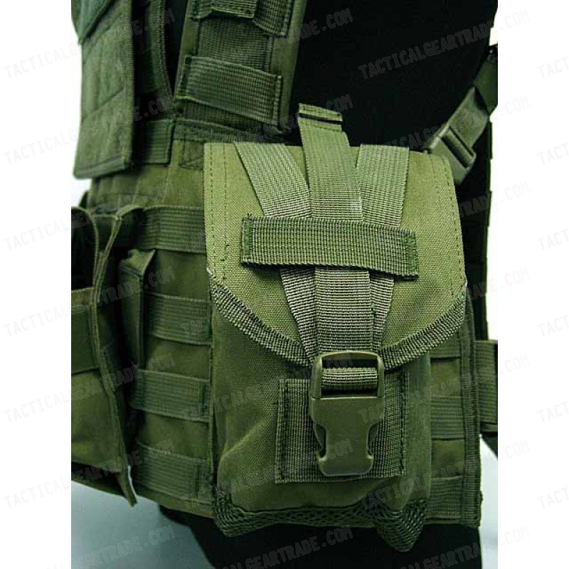 Airsoft Molle Canteen Hydration Combat RRV Vest OD