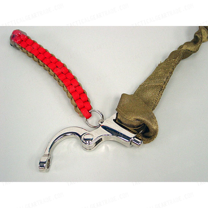 USMC Retention Lanyard QD Safe Rifle Sling Coyote Brown