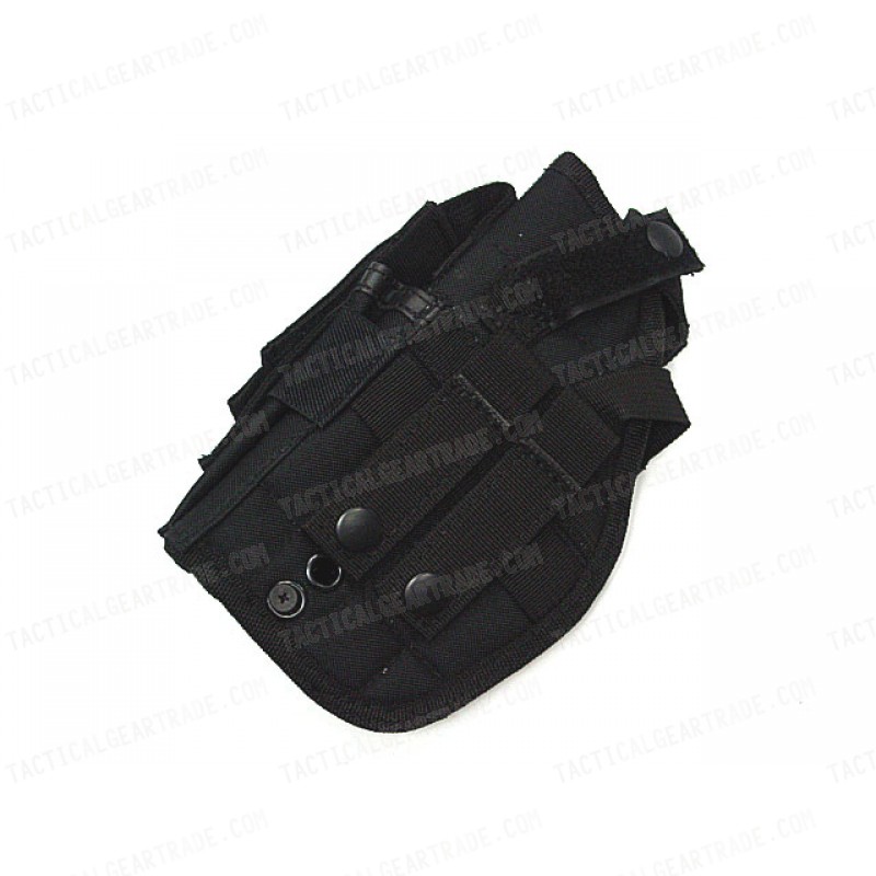 Molle Drop Leg Platform Panel w/Pistol Holster Black