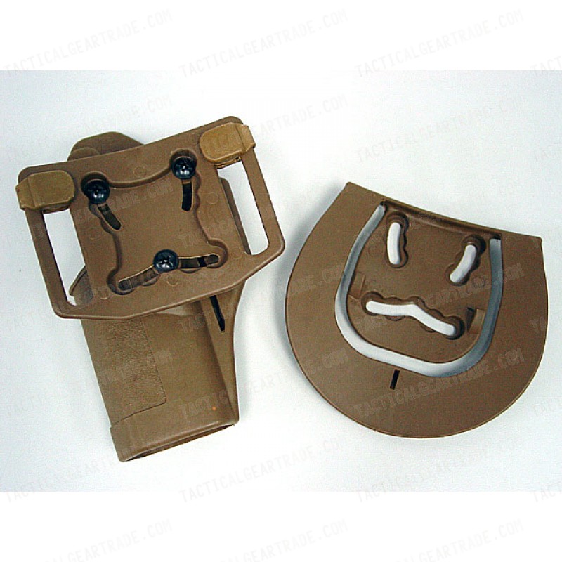 CQC Tactical GLOCK 17/22/31 RH Pistol Paddle & Belt Holster Tan