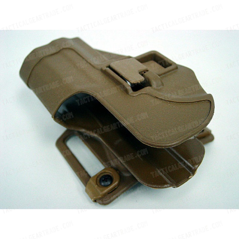 CQC H&K USP Compact RH Pistol Paddle & Belt Drop Leg Holster Tan