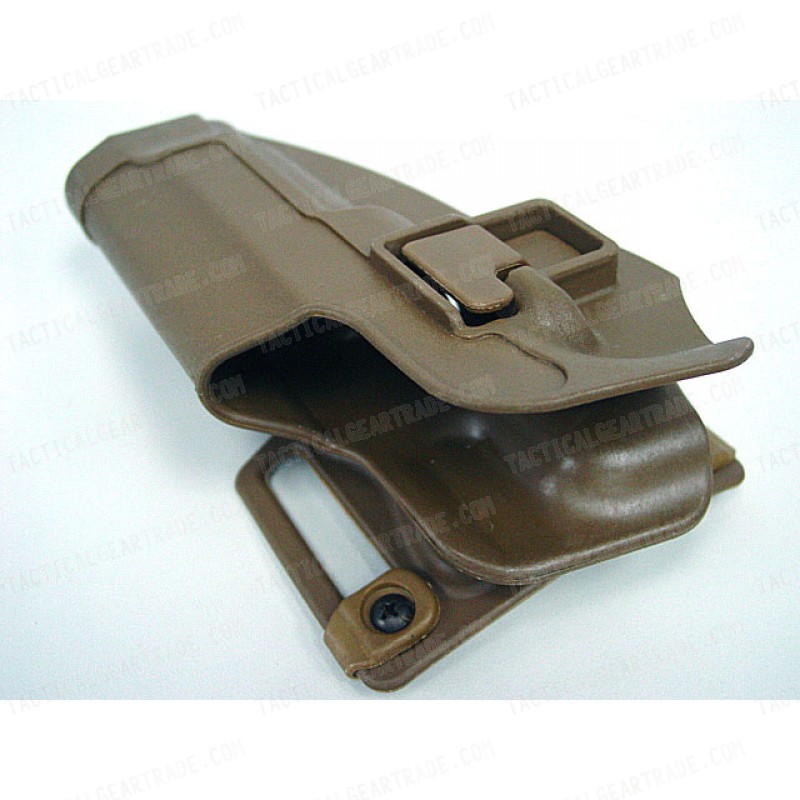 CQC Beretta 92/96 RH Pistol Paddle & Belt Drop Leg Holster Tan