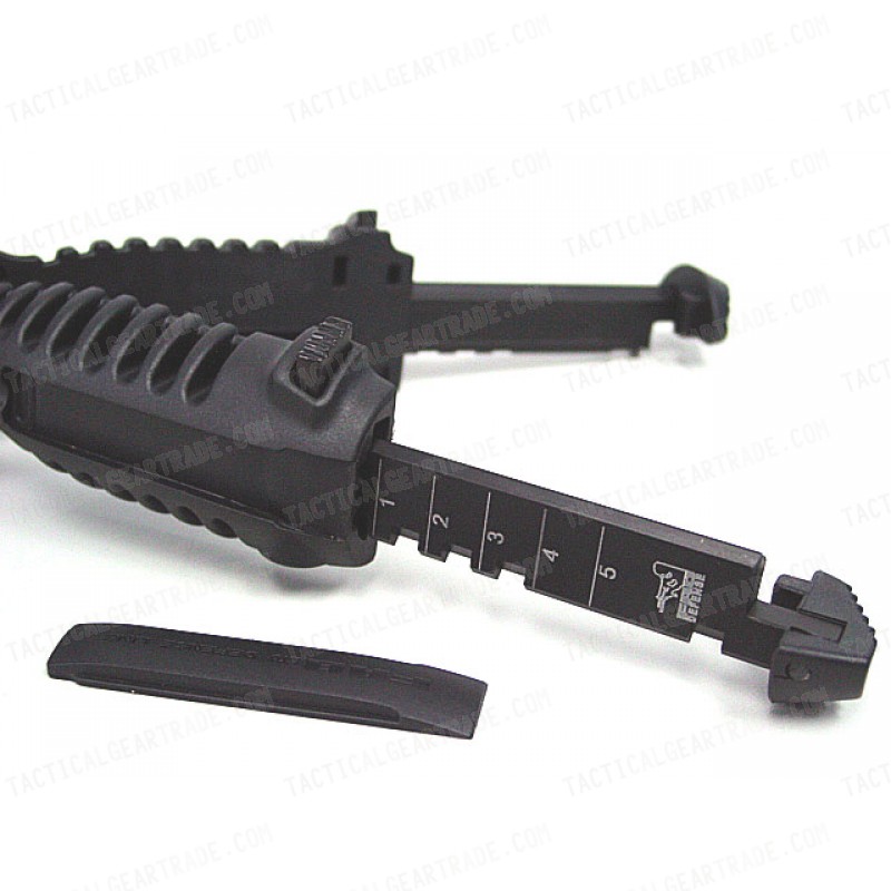 Tactical 20mm RIS Spring Total Bipod Foregrip Grip Black