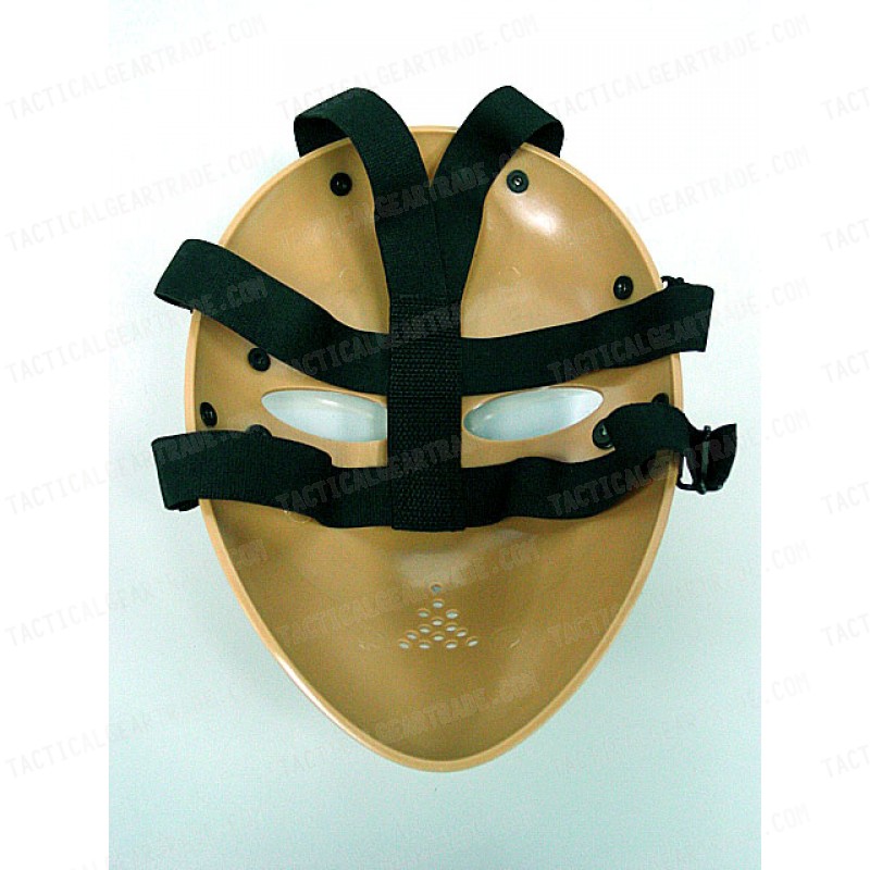 Tactical Full Face Airsoft Killer Mask w/ Goggle Tan