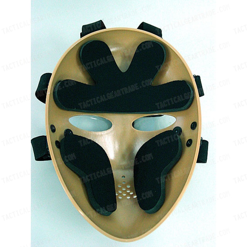 Tactical Full Face Airsoft Killer Mask w/ Goggle Tan