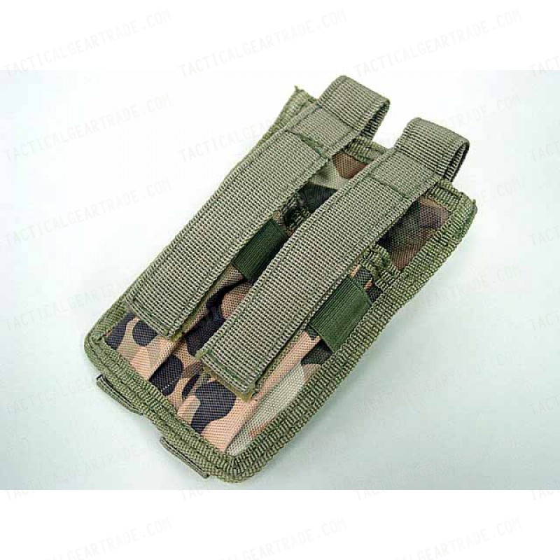 Molle Double Pistol Magazine Pouch Multi Camo