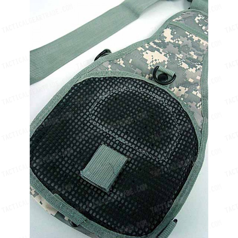 Tactical Utility Gear Shoulder Sling Bag Digital ACU Camo S