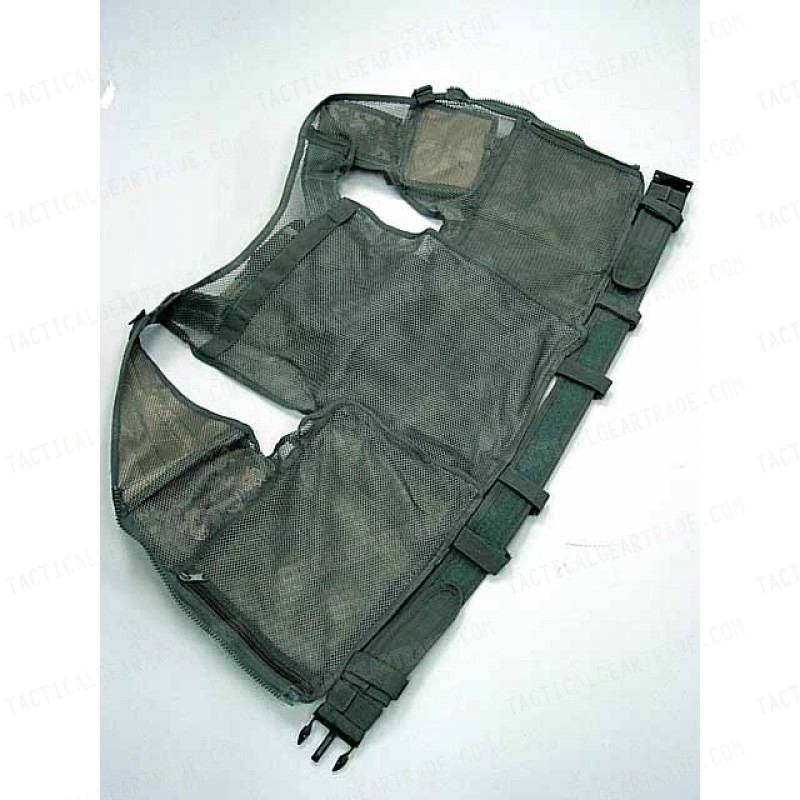 Deluxe Airsoft Tactical Combat Mesh Vest Digital ACU Camo